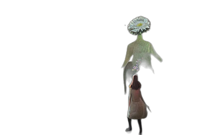 creature, robot, hat, mask, concept art, 3d render, outer space, underwater transparent PNG cut-out