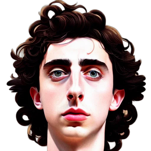 face, hair, mask, creature, photorealistic, cartoon, concept art, pixel art transparent PNG cut-out