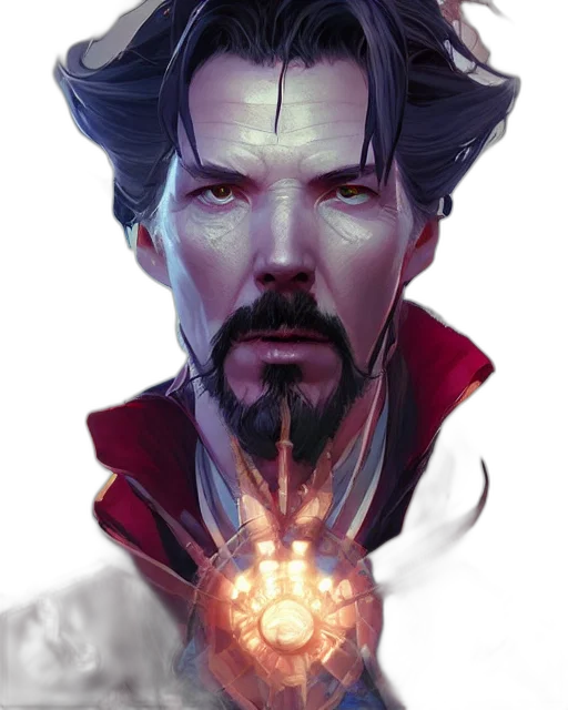 mask, face, staff, comic book art transparent PNG cut-out