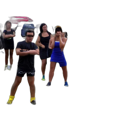 competitive, frowning transparent PNG cut-out