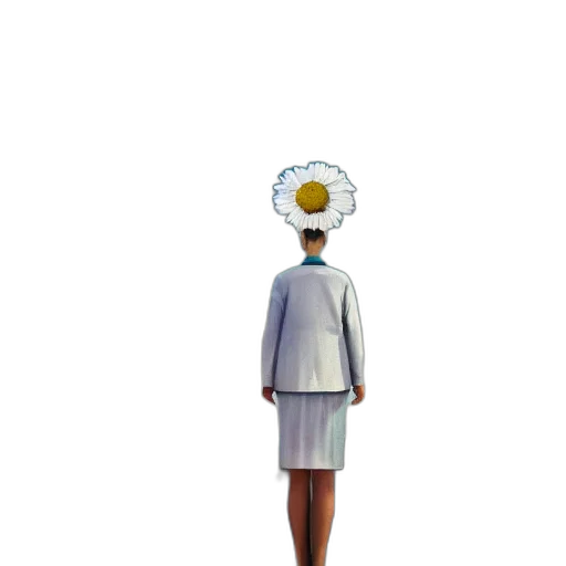 staff, dress, crown, robot, concept art, pixel art, 3d render, cartoon transparent PNG cut-out