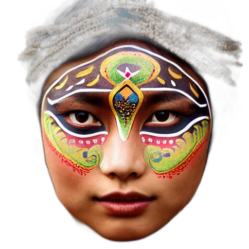mask, face, jewelry, hat transparent PNG cut-out