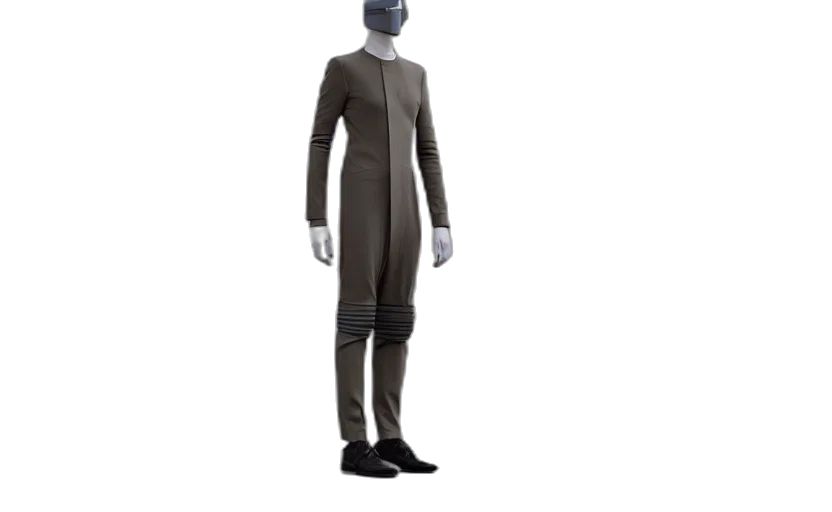 robot, jacket, staff, mask transparent PNG cut-out