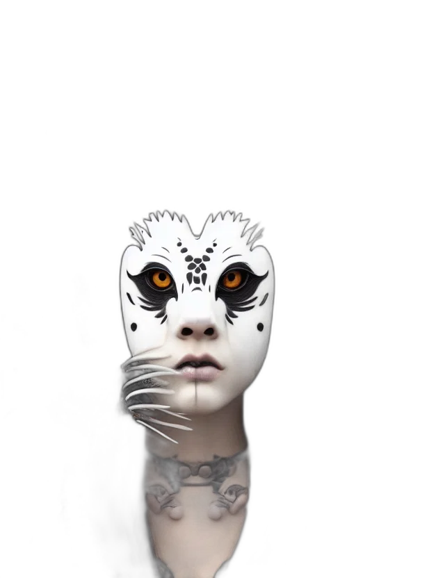 mask, creature, animal, robot transparent PNG cut-out
