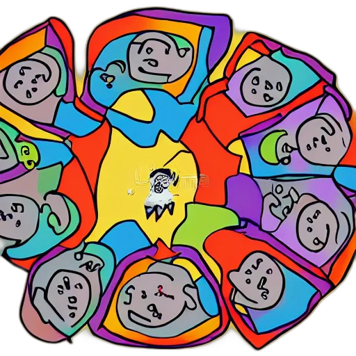 crown, umbrella, mask, face transparent PNG cut-out