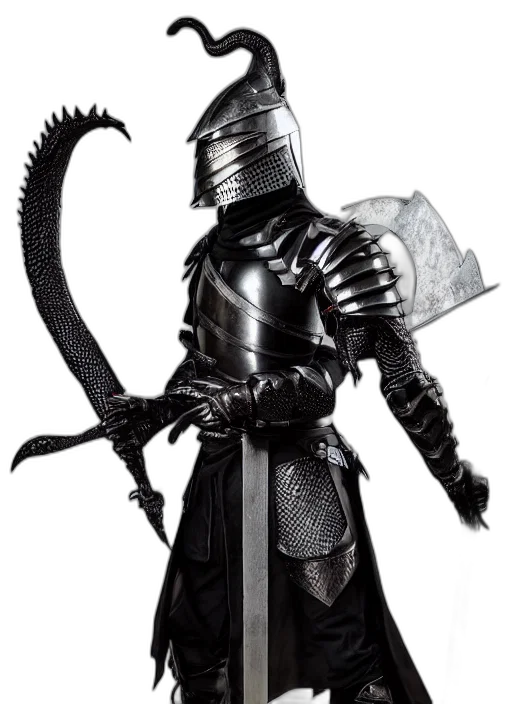 sword, staff, weapon, dragon transparent PNG cut-out
