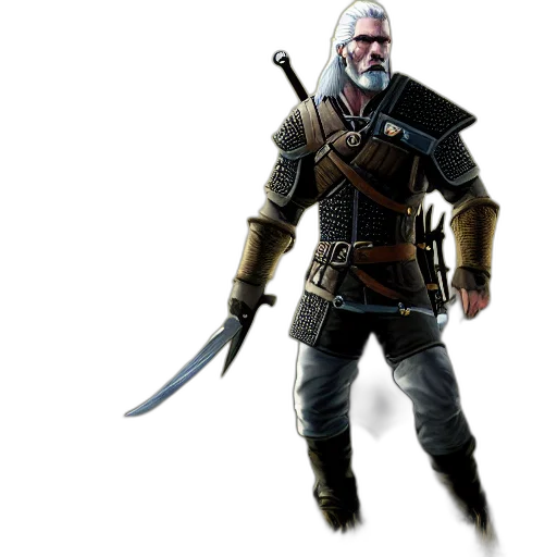 sword, weapon, staff, jacket, concept art, fantasy art, 3d render, pixel art transparent PNG cut-out