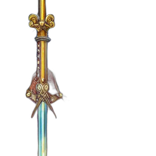 sword, weapon, staff, jewelry, concept art, fantasy art, 3d render, pixel art transparent PNG cut-out