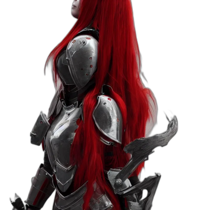 sword, dress, weapon, hair transparent PNG cut-out
