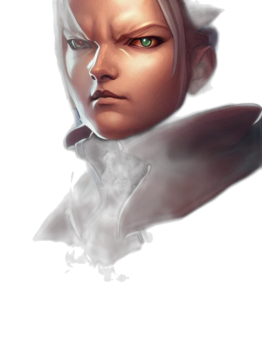 face, mask, staff, robot, concept art, photorealistic, fantasy art, 3d render transparent PNG cut-out
