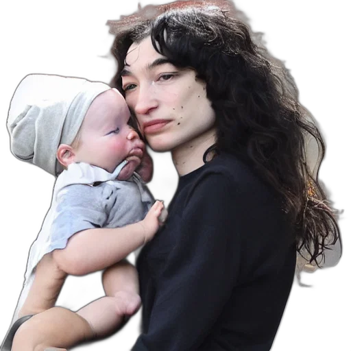 face, hat, creature, hair transparent PNG cut-out