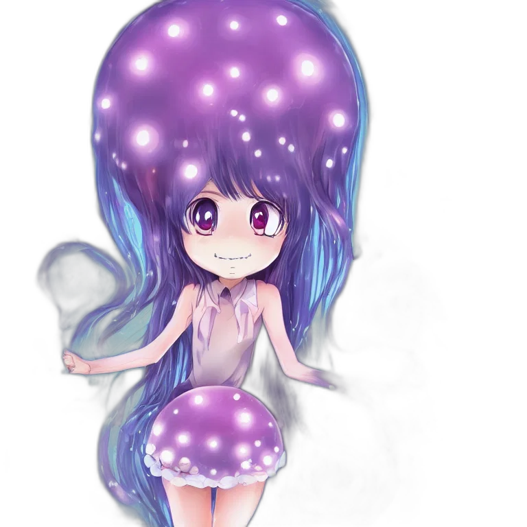 dress, hat, creature, hair, anime, fantasy art, watercolor, pixel art transparent PNG cut-out