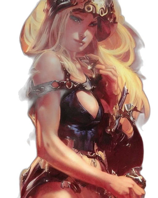 dress, fantasy art, concept art, comic book art transparent PNG cut-out