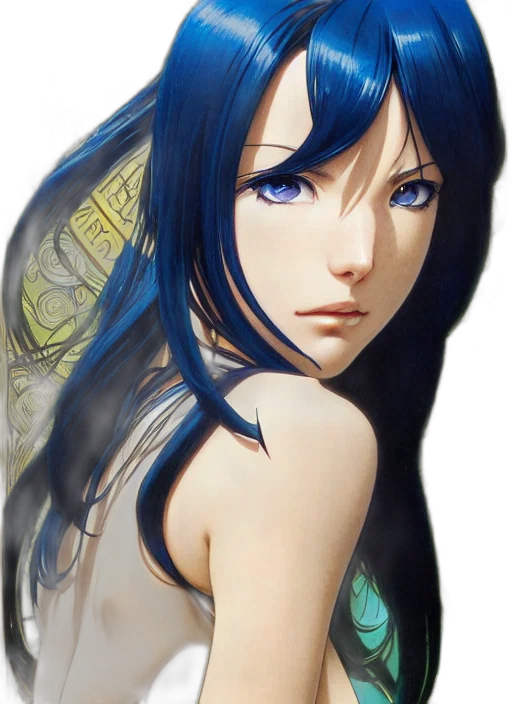 dress, face, jewelry, fantasy art transparent PNG cut-out