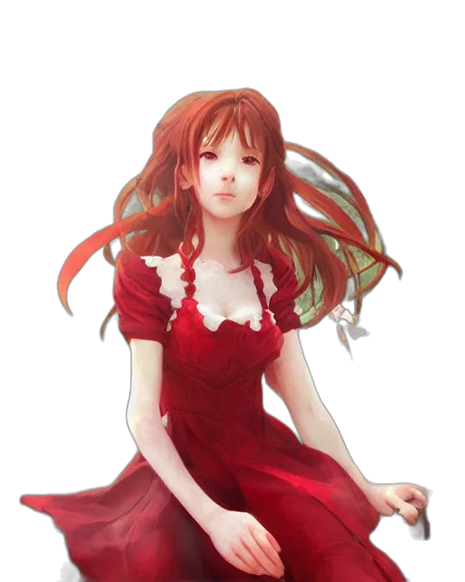 dress, concept art, fantasy art, photorealistic transparent PNG cut-out