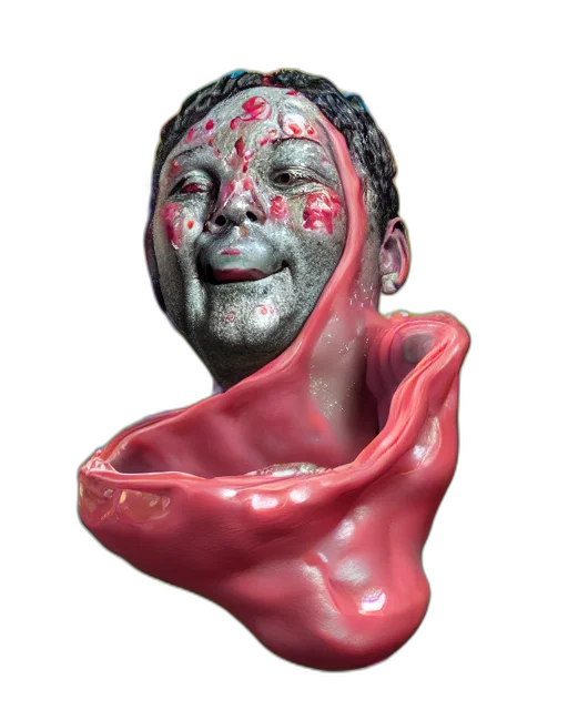 mask, face, creature, jewelry transparent PNG cut-out