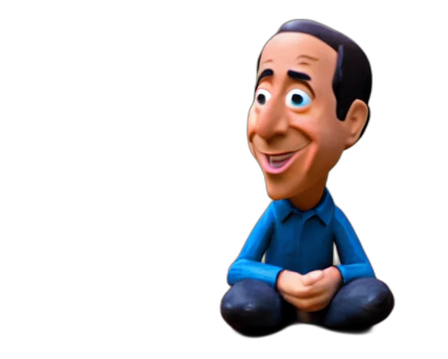 staff, robot, face, animal, 3d render, cartoon, concept art, photorealistic transparent PNG cut-out