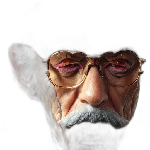 face, mask, animal, photorealistic transparent PNG cut-out