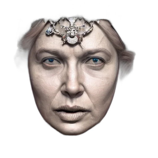 mask, face, crown, jewelry transparent PNG cut-out