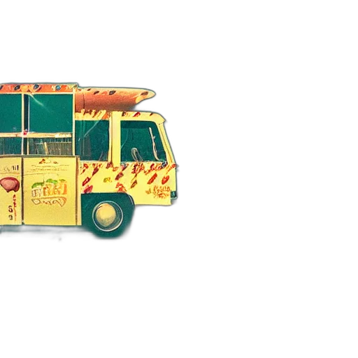 car, food, concept art, pixel art transparent PNG cut-out