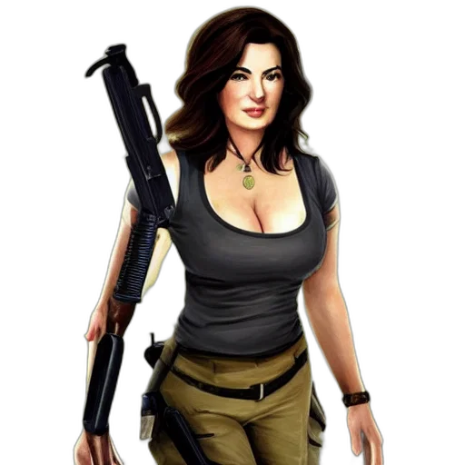weapon, concept art, comic book art, pixel art, fantasy art, nigella, lawson, lara transparent PNG cut-out
