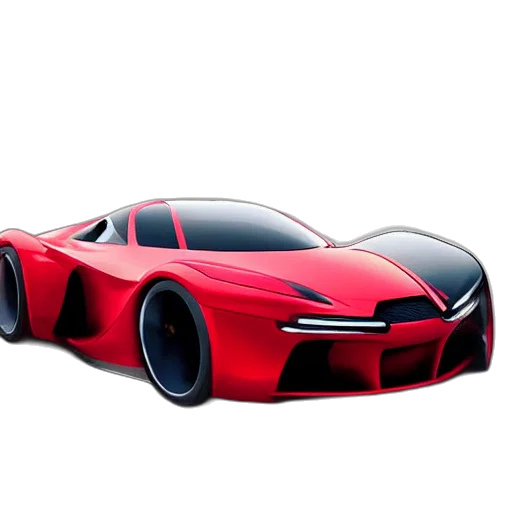 car, weapon, 3d render, concept art transparent PNG cut-out