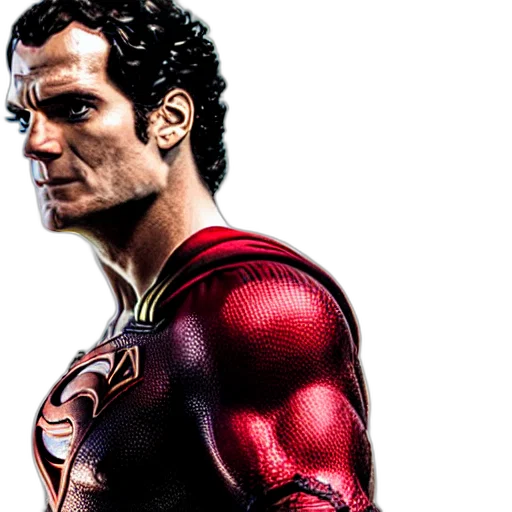 comic book art, henry, cavill, homelander transparent PNG cut-out