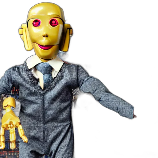 robot, mask, anthropomorphic, computer transparent PNG cut-out
