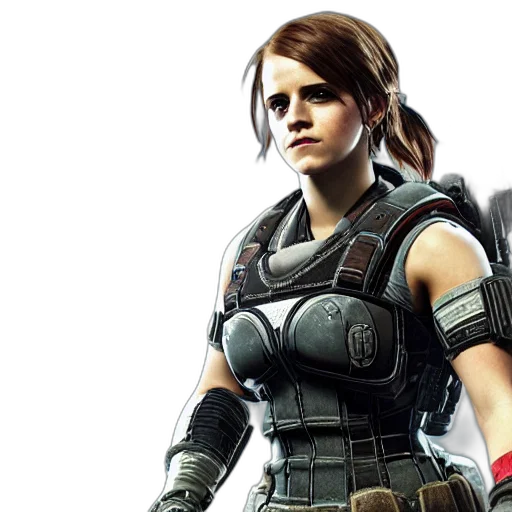 concept art, 3d render, emma, watson transparent PNG cut-out