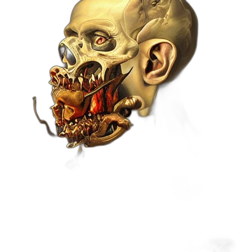 mask, face, creature, jewelry, concept art, 3d render, photorealistic, fantasy art transparent PNG cut-out