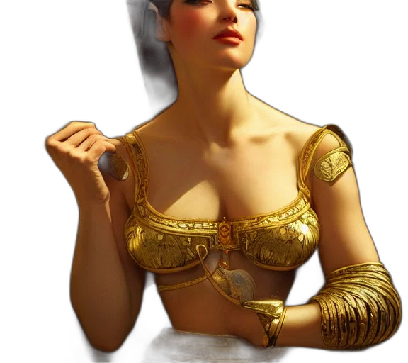 jewelry, crown, dress, fantasy art transparent PNG cut-out