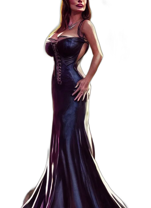 dress, fantasy art, concept art, photorealistic transparent PNG cut-out