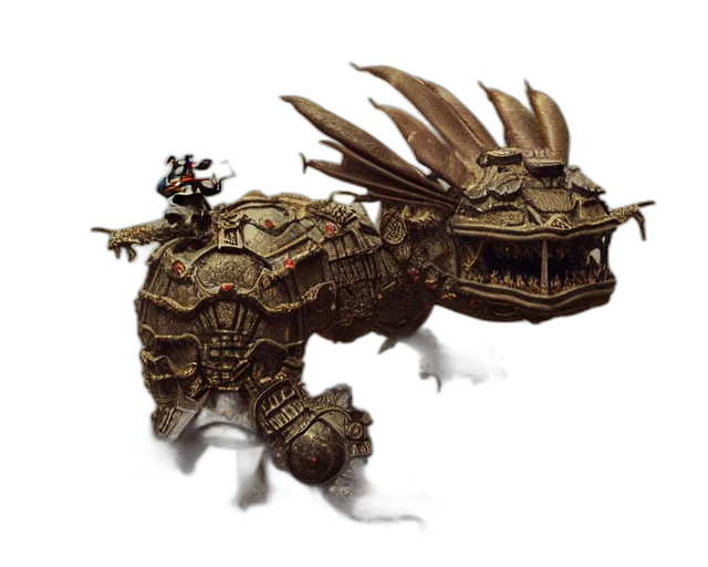 dragon, weapon, creature, concept art transparent PNG cut-out