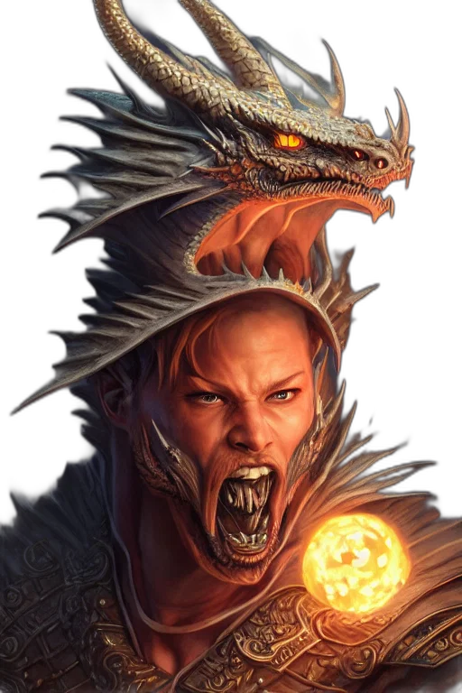 dragon, creature, face, fantasy art transparent PNG cut-out