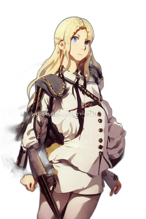staff, dress, sword, weapon, concept art, fantasy art, anime, pixel art transparent PNG cut-out