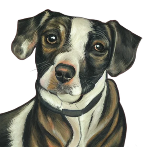 animal, face, photorealistic, watercolor transparent PNG cut-out