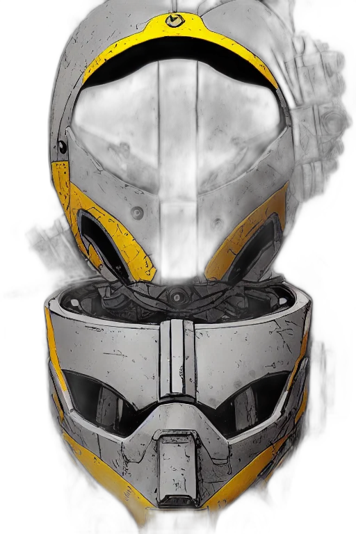 mask, robot, face, weapon transparent PNG cut-out