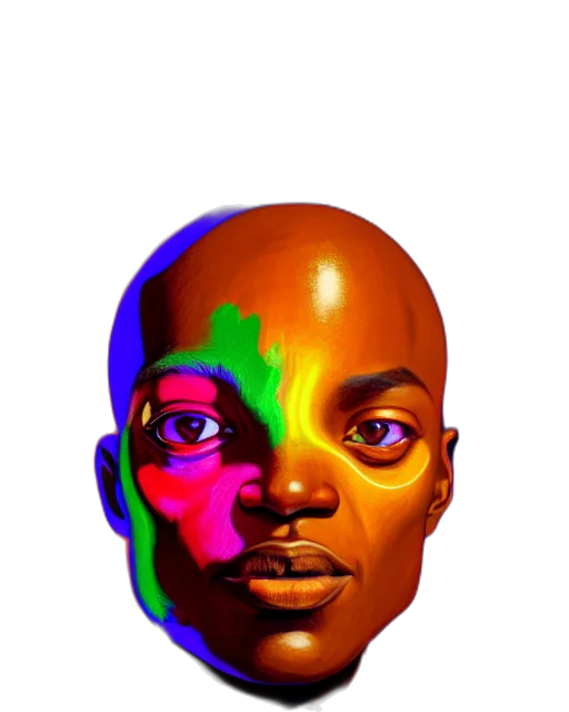 face, mask, creature, robot transparent PNG cut-out
