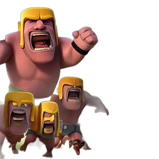 concept art, 3d render, comic book art, clash transparent PNG cut-out