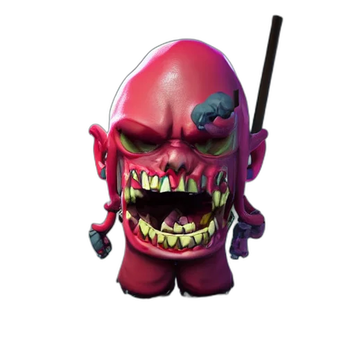 staff, creature, mask, weapon transparent PNG cut-out