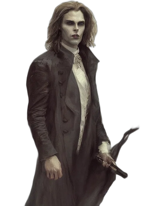 jacket, staff, weapon, sword, concept art, fantasy art, comic book art, photorealistic transparent PNG cut-out