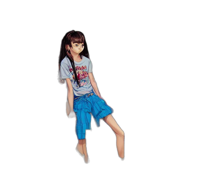 dress, creature, robot, hair, 3d render, cartoon, photorealistic, concept art transparent PNG cut-out