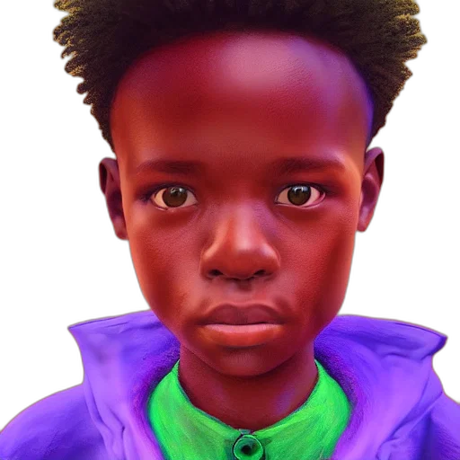 face, jacket, animal, creature, photorealistic, 3d render, concept art, cartoon transparent PNG cut-out