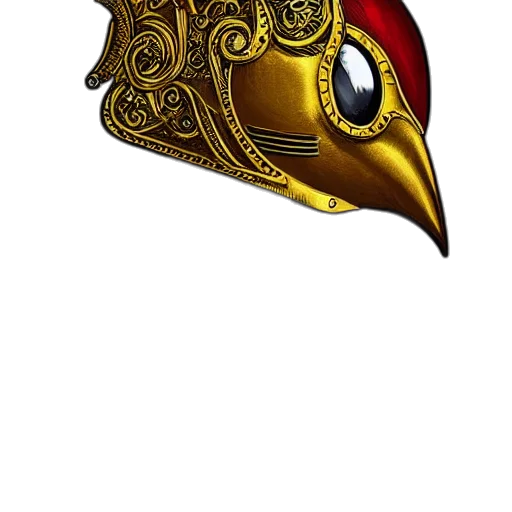mask, crown, staff, hat transparent PNG cut-out