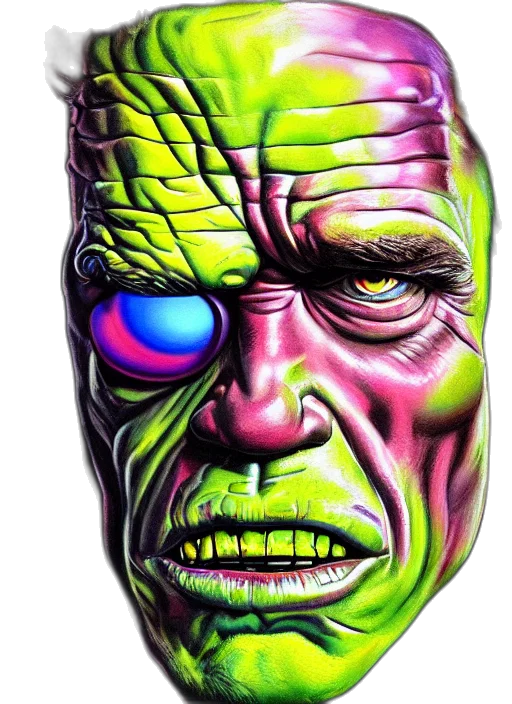 mask, face, bottle, creature transparent PNG cut-out