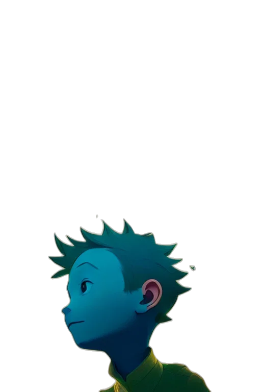creature, staff, mask, face, 3d render, cartoon, concept art, photorealistic transparent PNG cut-out