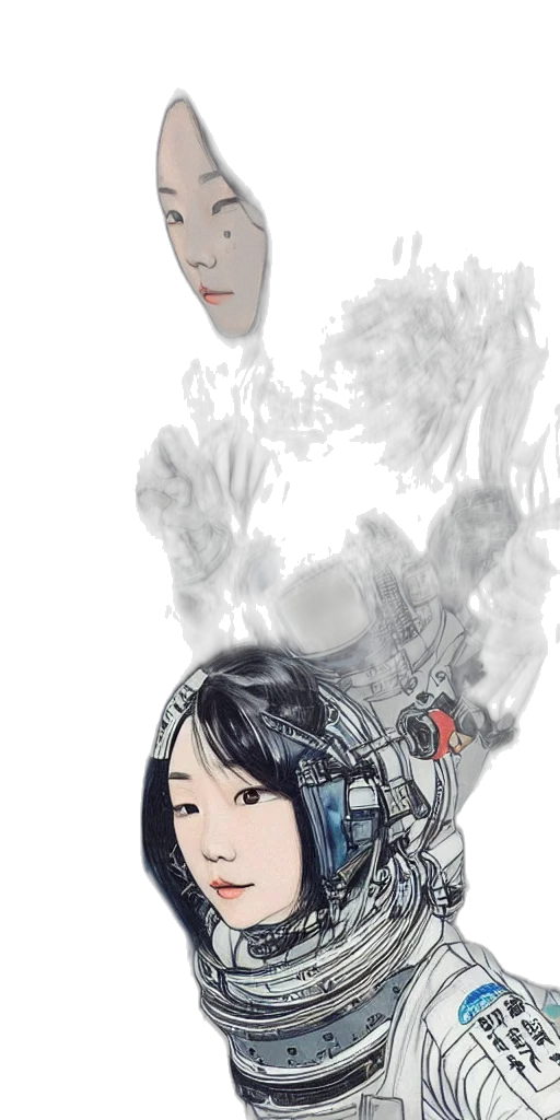 robot, mask, face, concept art transparent PNG cut-out
