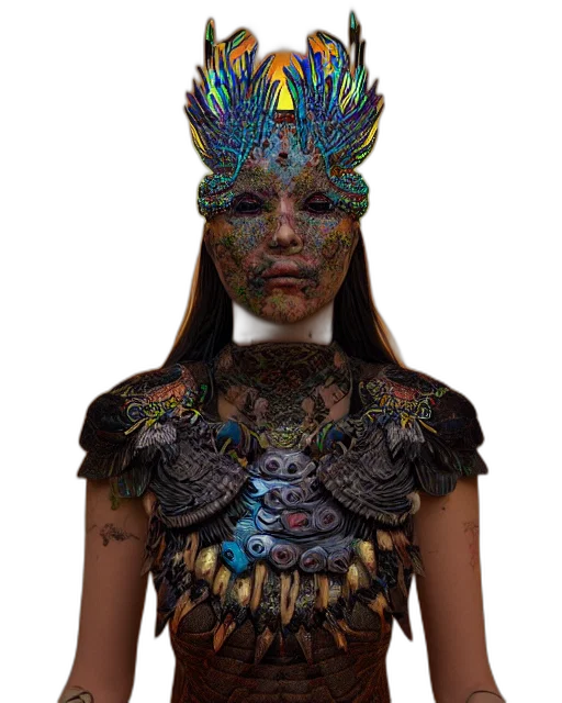 mask, crown, face, dress transparent PNG cut-out