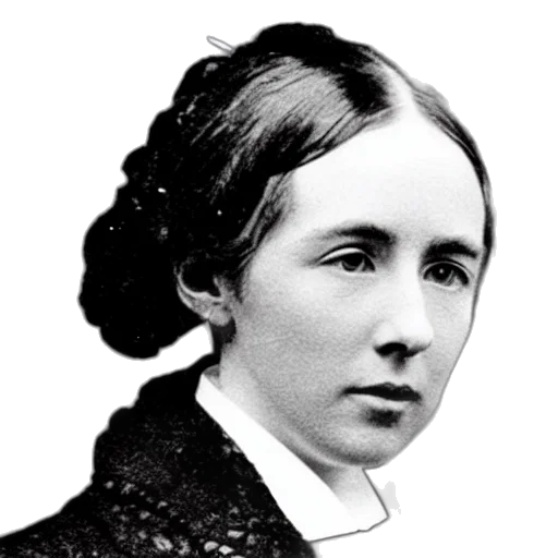 face, staff, hair, dress, photorealistic, emily, dickinson, wrote transparent PNG cut-out