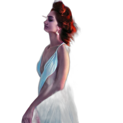 dress, jewelry, crown, face, oil painting, concept art, photorealistic, watercolor transparent PNG cut-out